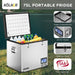 Kolner 75l Portable Fridge Chest Freezer With Lcd Panel - Rv Vehicle Camping Refrigerator - Outbackers