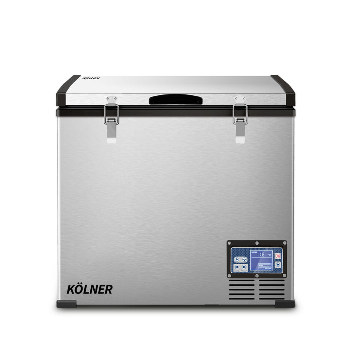 Kolner 95l Portable Fridge Chest Freezer With Lcd Panel - Rv Vehicle Camping Refrigerator - Outbackers