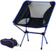 Ultralight Aluminum Alloy Folding Camping Camp Chair Outdoor Hiking Patio Backpacking Black - Outbackers