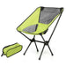 Ultralight Aluminum Alloy Folding Camping Camp Chair Outdoor Hiking Patio Backpacking Green - Outbackers