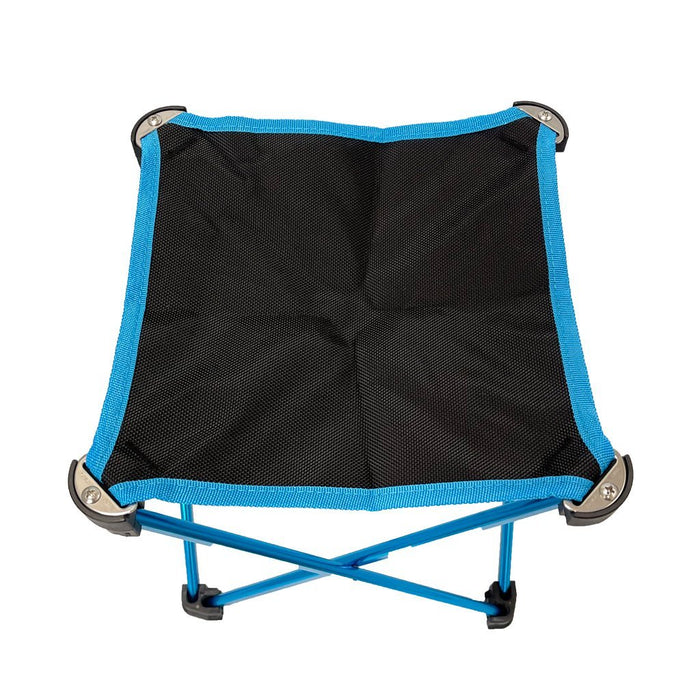 Mini Portable Outdoor Folding Stool Camping Fishing Picnic Chair Seat 80kg Blue - Outbackers