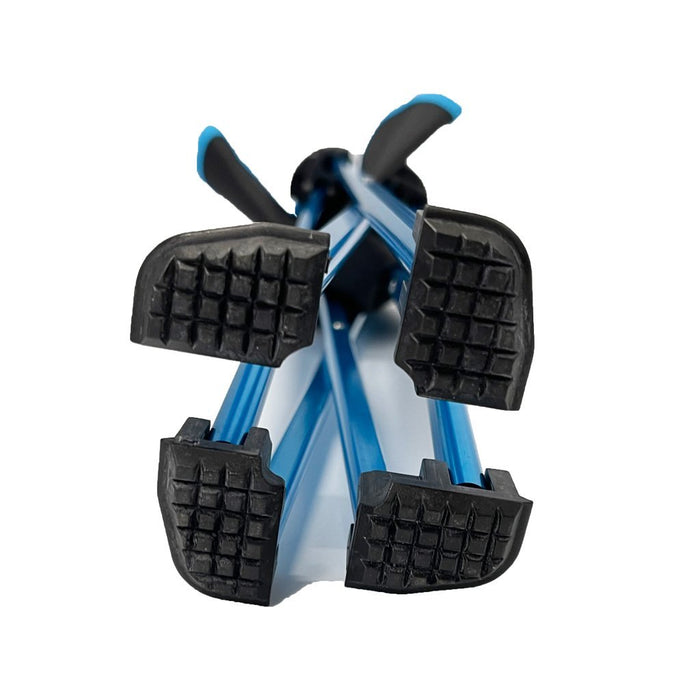 Mini Portable Outdoor Folding Stool Camping Fishing Picnic Chair Seat 80kg Blue - Outbackers