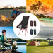 Camping Chair Folding High Back Backpacking Chair with Headrest Sky - Outbackers