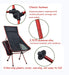 Camping Chair Folding High Back Backpacking Chair with Headrest Sky - Outbackers