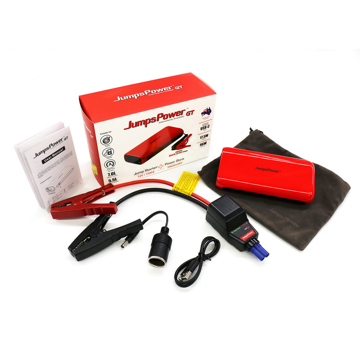 JumpsPower GT 1500A Jump Starter Powerbank 29600mWh 12V Phone Car Battery Charger GT - Outbackers