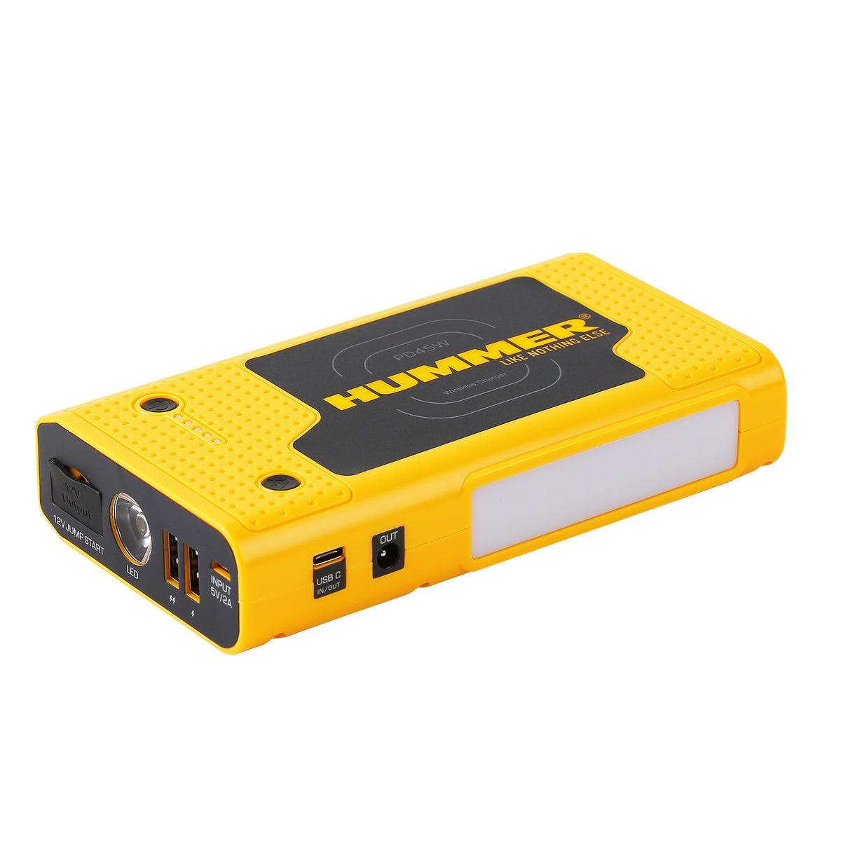 2000A Jump Starter Powerbank Hummer 37000mWh 12V Car Battery Charger L ...