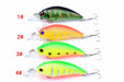 4x 7.5cm Popper Crank Bait Fishing Lure Lures Surface Tackle Saltwater - Outbackers