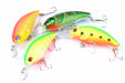 4x 7.5cm Popper Crank Bait Fishing Lure Lures Surface Tackle Saltwater - Outbackers