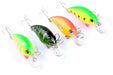 4x 7.5cm Popper Crank Bait Fishing Lure Lures Surface Tackle Saltwater - Outbackers