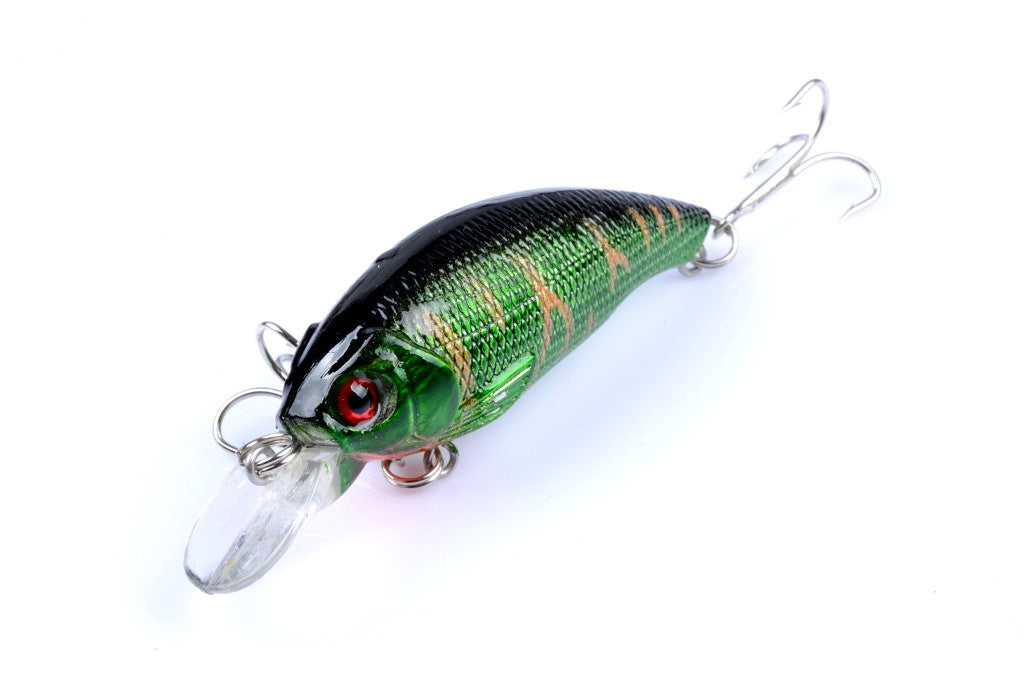 4x 7.5cm Popper Crank Bait Fishing Lure Lures Surface Tackle Saltwater - Outbackers