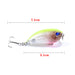 6x Popper Crank 5.1cm Fishing Lure Lures Surface Tackle Fresh Saltwater - Outbackers