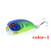 6x Popper Crank 5.1cm Fishing Lure Lures Surface Tackle Fresh Saltwater - Outbackers