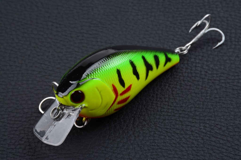 6x 8cm Popper Crank Bait Fishing Lure Lures Surface Tackle Saltwater - Outbackers