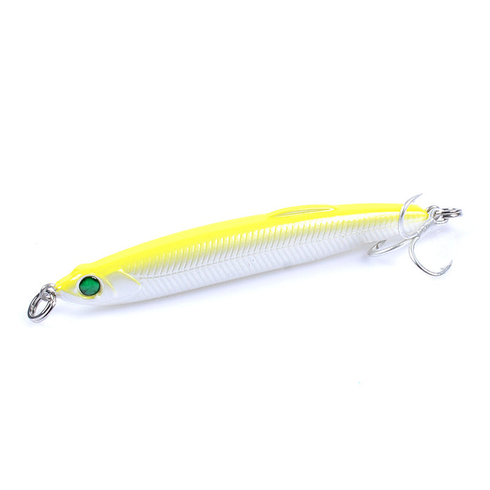 5x Pencil minnow 7.5cm Fishing Lure Lures Surface Tackle Fresh Saltwater - Outbackers