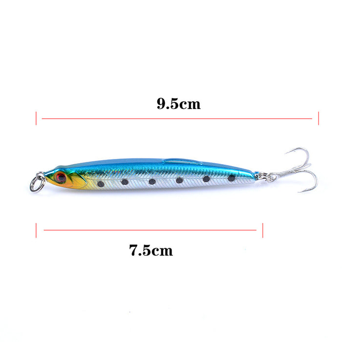 5x Pencil minnow 7.5cm Fishing Lure Lures Surface Tackle Fresh Saltwater - Outbackers