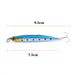 5x Pencil minnow 7.5cm Fishing Lure Lures Surface Tackle Fresh Saltwater - Outbackers