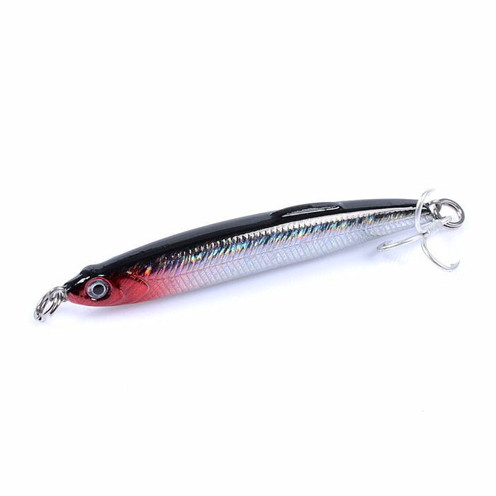 5x Pencil minnow 7.5cm Fishing Lure Lures Surface Tackle Fresh Saltwater - Outbackers