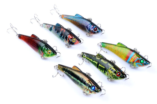 6X 4cm Popper Poppers Fishing Lure Lures Surface Tackle Fresh Saltwater - Outbackers