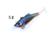 6X 4cm Popper Poppers Fishing Lure Lures Surface Tackle Fresh Saltwater - Outbackers