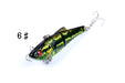 6X 4cm Popper Poppers Fishing Lure Lures Surface Tackle Fresh Saltwater - Outbackers