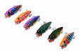 6X 3.5cm Popper Poppers Fishing Lure Lures Surface Tackle Fresh Saltwater - Outbackers