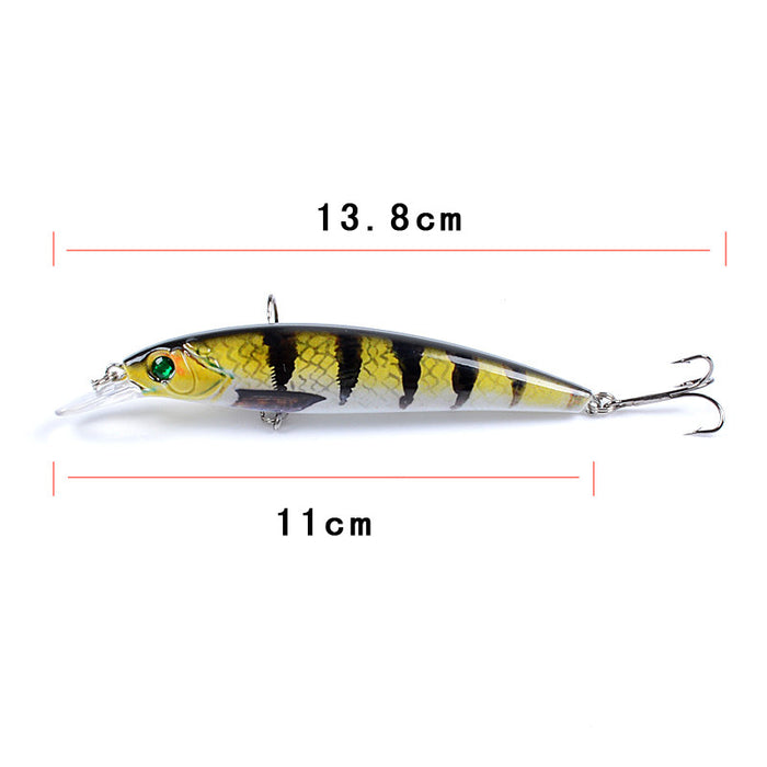 12x Popper Poppers 14cm Fishing Lure Lures Surface Tackle Fresh Saltwater - Outbackers