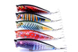 5X 7.5cm Popper Poppers Fishing Lure Lures Surface Tackle Fresh Saltwater - Outbackers