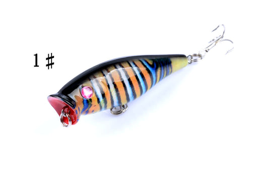 5X 7.5cm Popper Poppers Fishing Lure Lures Surface Tackle Fresh Saltwater - Outbackers