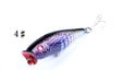 5X 7.5cm Popper Poppers Fishing Lure Lures Surface Tackle Fresh Saltwater - Outbackers