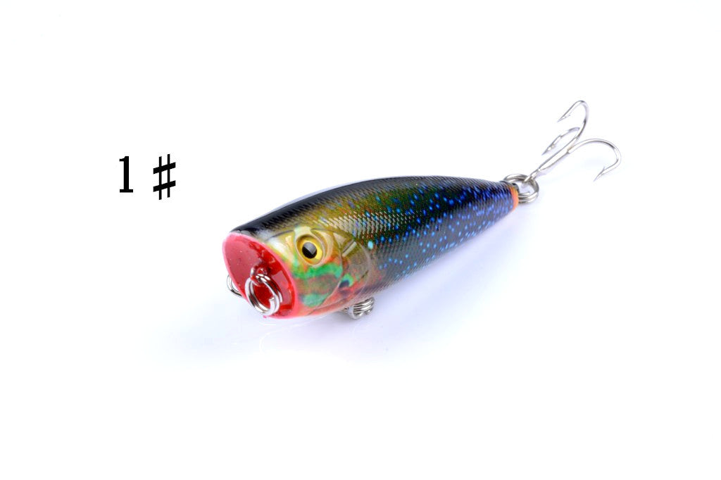 6X 6cm Popper Poppers Fishing Lure Lures Surface Tackle Fresh Saltwater - Outbackers