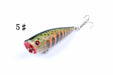 6X 6cm Popper Poppers Fishing Lure Lures Surface Tackle Fresh Saltwater - Outbackers