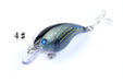 4x 7.5cm Popper Crank Bait Fishing Lure Lures Surface Tackle Saltwater - Outbackers