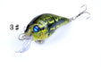 4x 7.5cm Popper Crank Bait Fishing Lure Lures Surface Tackle Saltwater - Outbackers