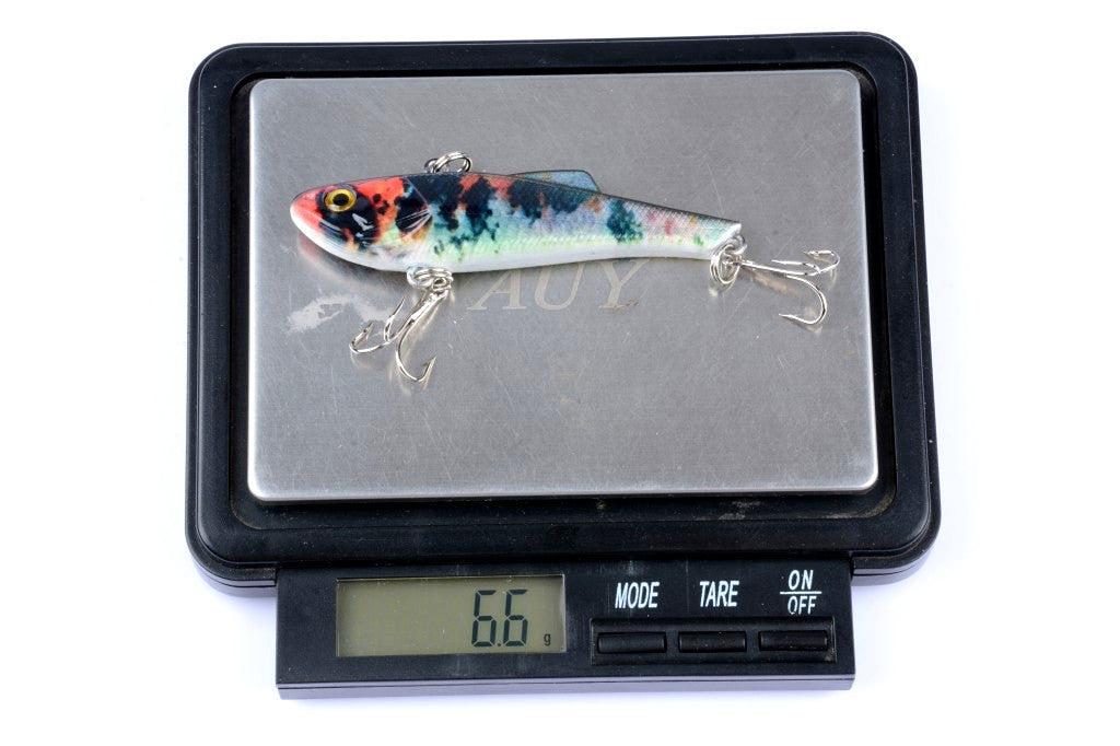 6x 7cm Vib Bait Fishing Lure Lures Hook Tackle Saltwater - Outbackers