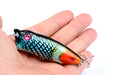 4X 6.5cm Popper Poppers Fishing Lure Lures Surface Tackle Saltwater - Outbackers