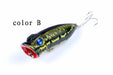 4X 6.5cm Popper Poppers Fishing Lure Lures Surface Tackle Saltwater - Outbackers