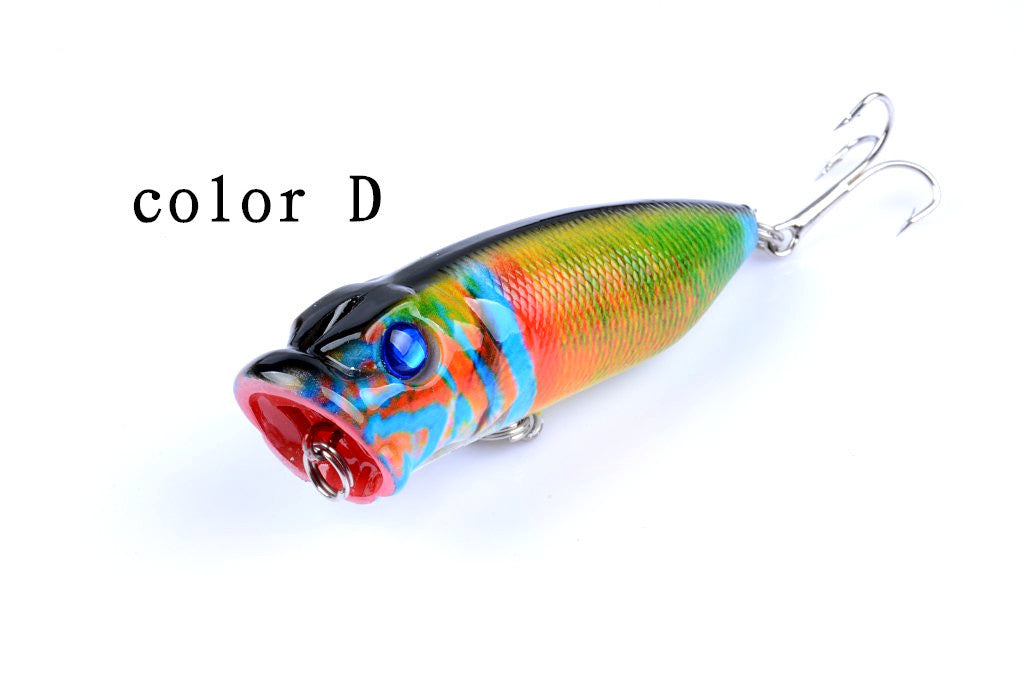 4X 6.5cm Popper Poppers Fishing Lure Lures Surface Tackle Saltwater - Outbackers