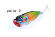 4X 6.5cm Popper Poppers Fishing Lure Lures Surface Tackle Saltwater - Outbackers