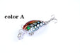 6x 4.5cm Popper Crank Bait Fishing Lure Lures Surface Tackle Saltwater - Outbackers