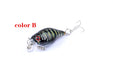 6x 4.3cm Popper Crank Bait Fishing Lure Lures Surface Tackle Saltwater - Outbackers