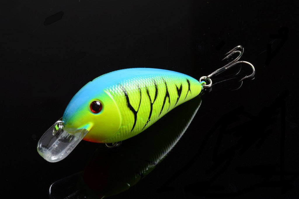 5x 8.5cm Popper Crank Bait Fishing Lure Lures Surface Tackle Saltwater - Outbackers