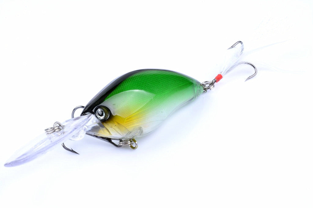 6x 11cm Popper Crank Bait Fishing Lure Lures Surface Tackle Saltwater