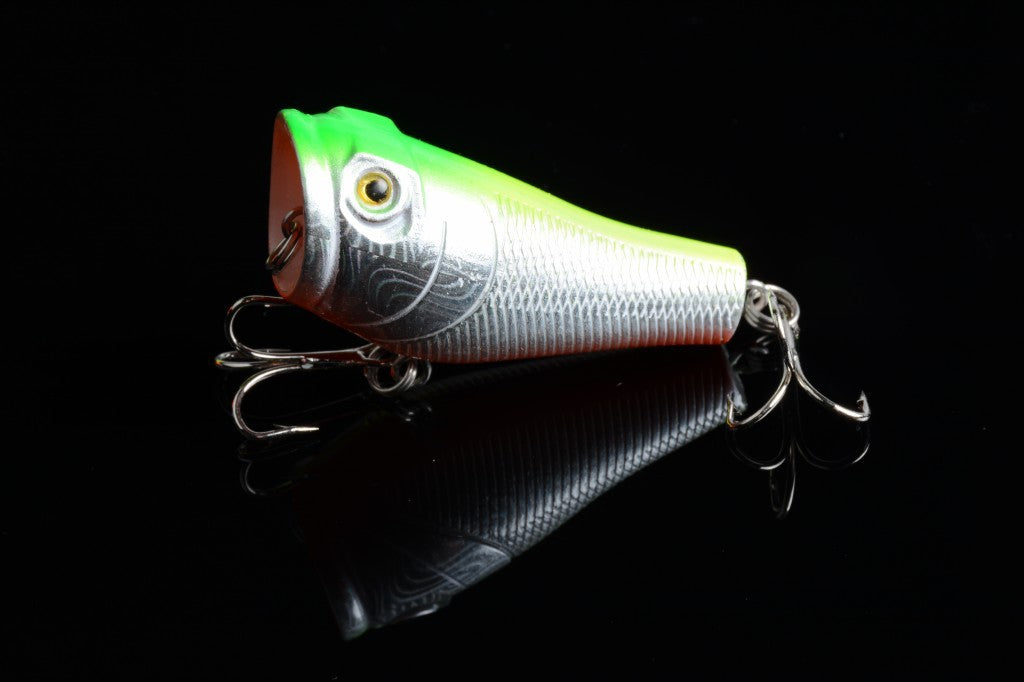 5X 5cm Popper Poppers Fishing Lure Lures Surface Tackle Fresh Saltwater - Outbackers