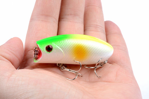 8X 6cm Popper Poppers Fishing Lure Lures Surface Tackle Fresh Saltwater - Outbackers
