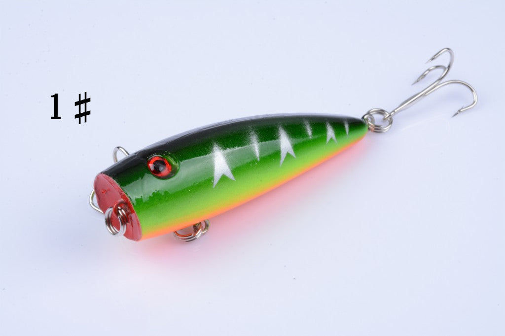 5X 7cm Popper Poppers Fishing Lure Lures Surface Tackle Fresh Saltwater - Outbackers