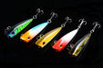 5X 6cm Popper Poppers Fishing Lure Lures Surface Tackle Fresh Saltwater - Outbackers