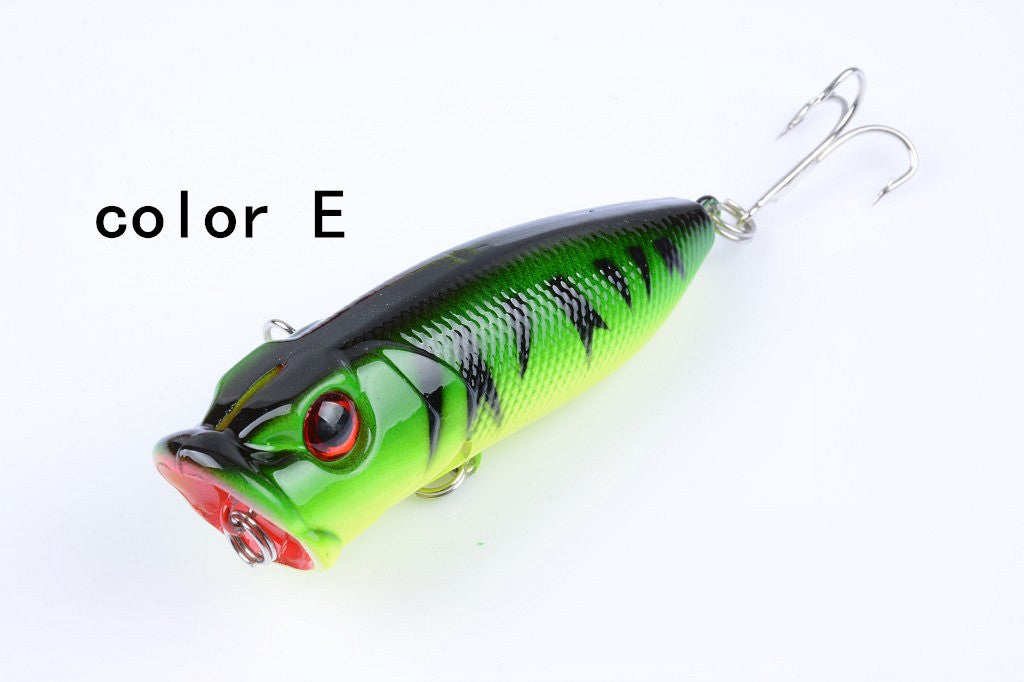 5X 6.5cm Popper Poppers Fishing Lure Lures Surface Tackle Fresh Saltwater - Outbackers