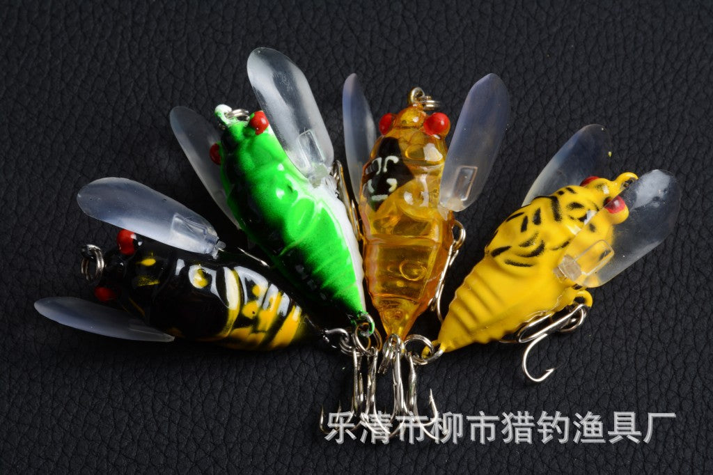 4x Popper Poppers 5cm Fishing Lure Lures Surface Tackle Fresh Saltwater