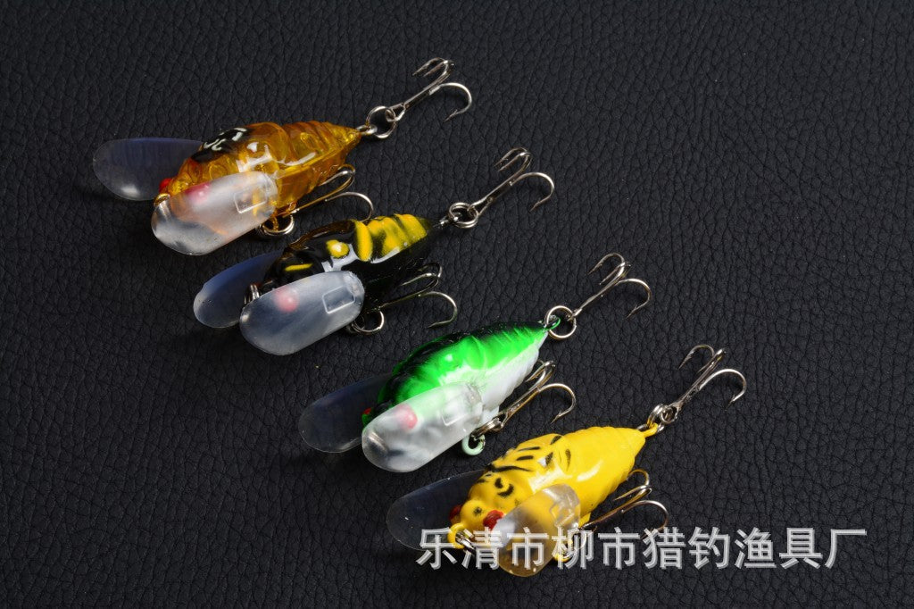 4x Popper Poppers 5cm Fishing Lure Lures Surface Tackle Fresh Saltwater