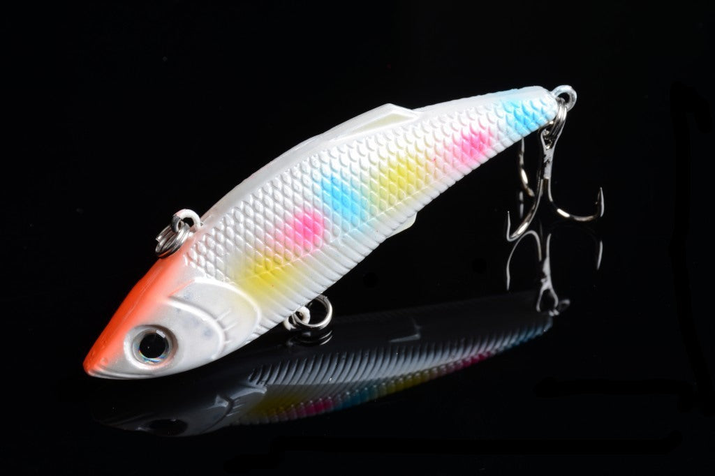 6x 8cm Vib Bait Fishing Lure Lures Hook Tackle Saltwater - Outbackers